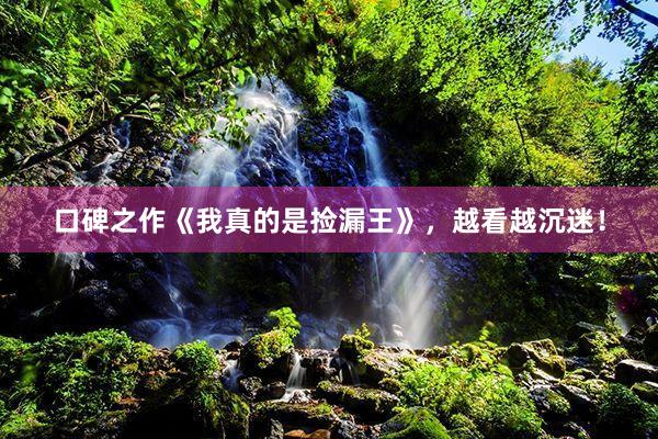 口碑之作《我真的是捡漏王》，越看越沉迷！