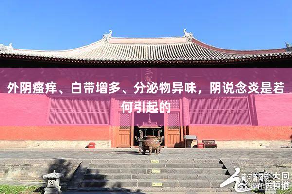 外阴瘙痒、白带增多、分泌物异味，阴说念炎是若何引起的